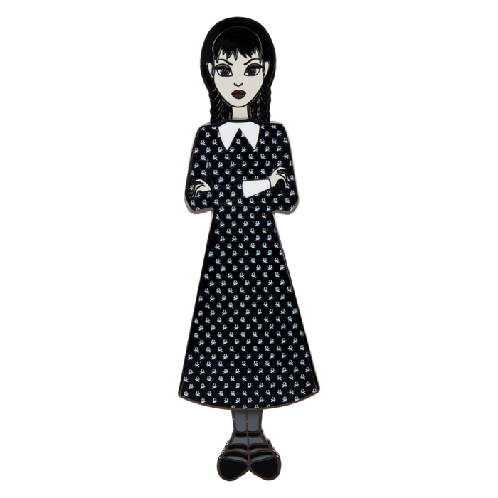 LOUNGEFLY
WEDNESDAY ADDAMS PAPER DOLL PIN
