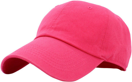 LOW PROFILE BASEBALL CAPS (DAD HAT)