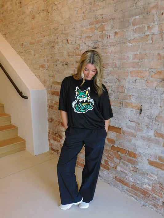 Lynx Black Performance Lockup Tee