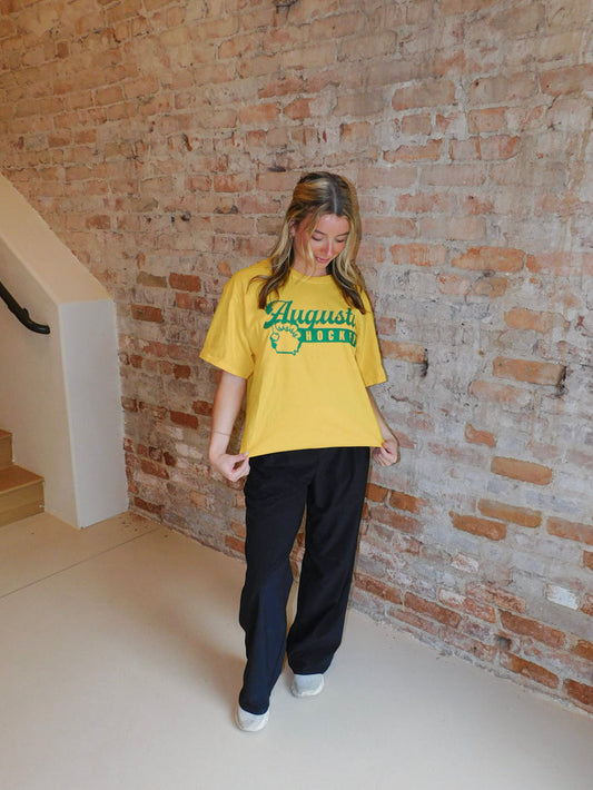 Lynx Yellow Green Stroke Tee