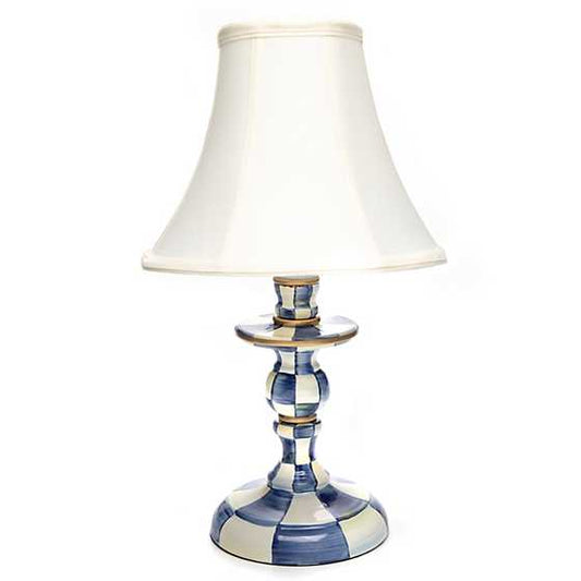 Mackenzie-Childs LAMP CANDLESTICK ROYAL CHECK