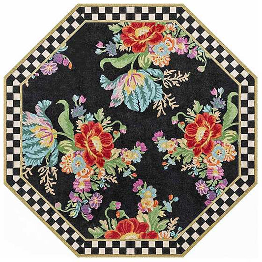 Mackenzie Childs Rug Flower Market Washable