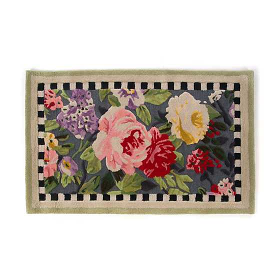 rose pattern floral rug