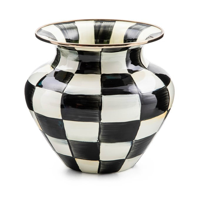 Mackenzie Childs Vase Check Enamel - Various Patterns