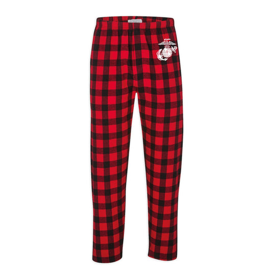 Marines EGA Buffalo Check Flannel Pants