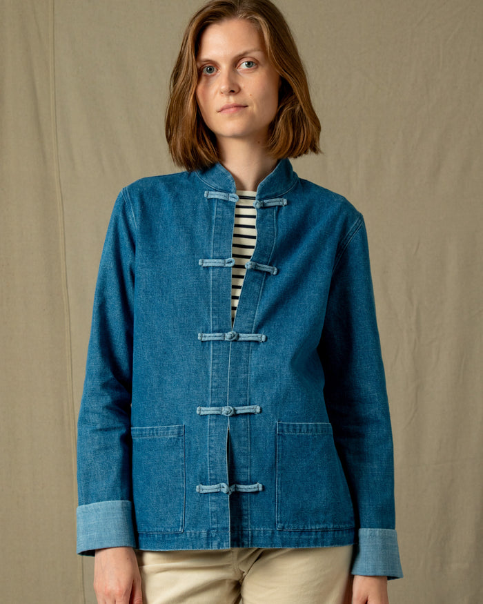 Martinique Jacket in Light Wash Denim