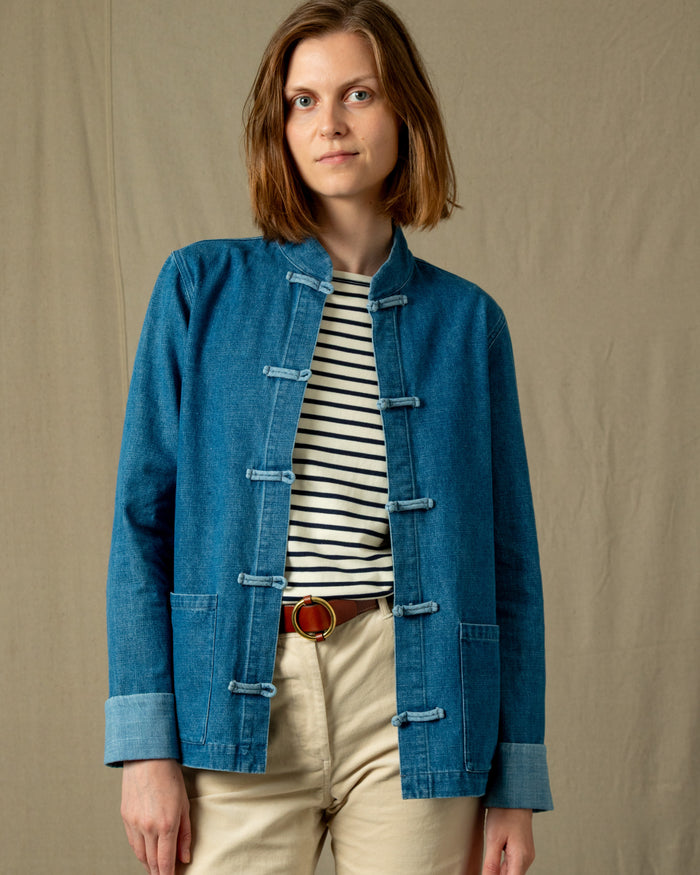 Martinique Jacket in Light Wash Denim