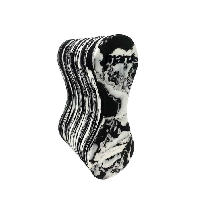 Maru Swirl Pull Buoy in black, swimming training aid designed for swimmers to improve buoyancy and stroke technique.