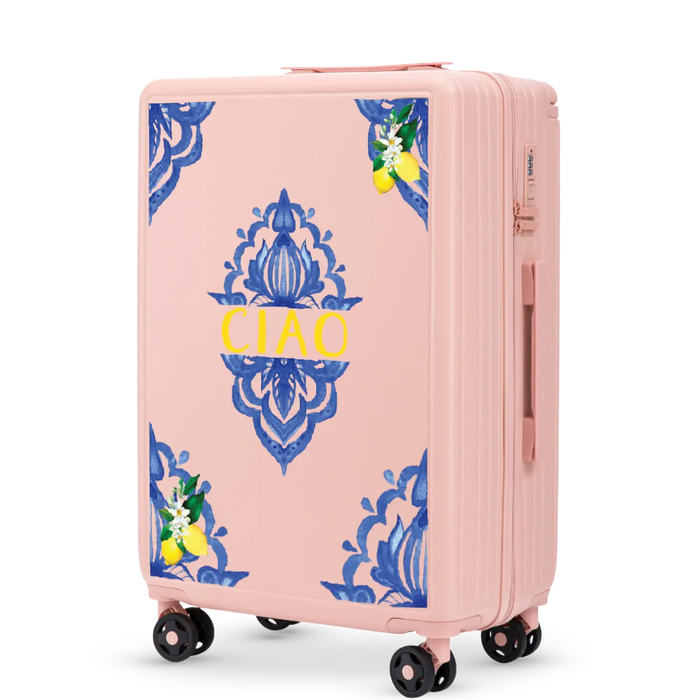 Walizka średnia Wings ABS+ 24" Customized SOFT PINK CIAO customized