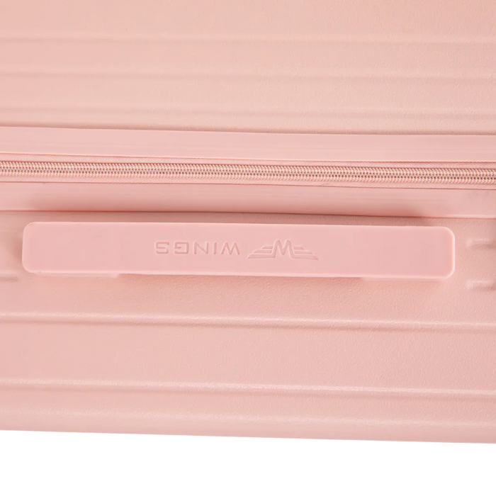 Walizka średnia Wings ABS+ 24" Customized SOFT PINK POPIERSIE customized