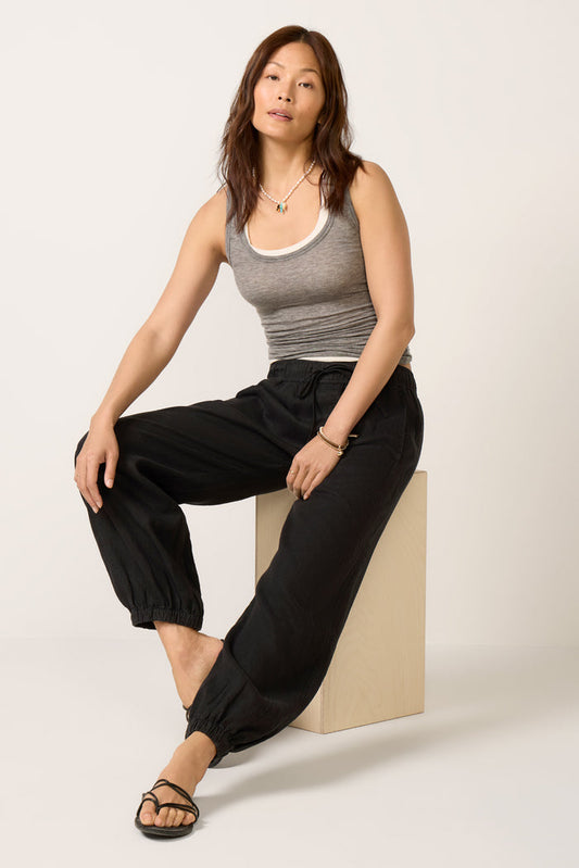 Melody Micro Linen Balloon Pant