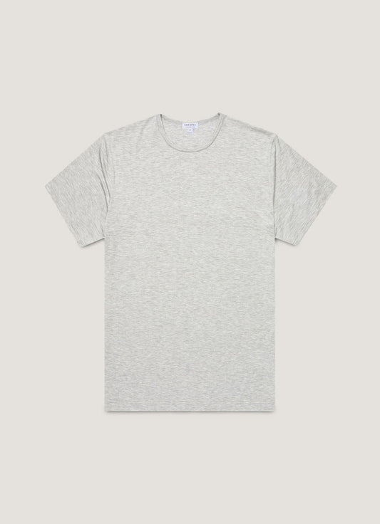 Men's Tencel™ T-shirt in Grey Melange