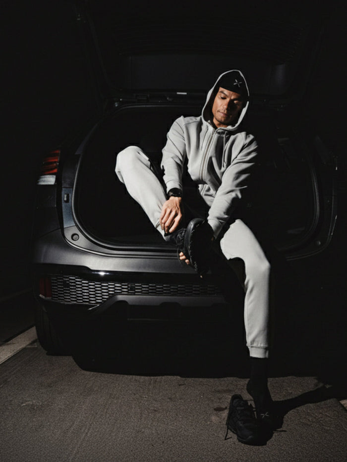 Midweight Tech Hoodie showcase | variant:black
