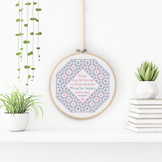 Miracles Blackwork Pattern by Peppermint Purple