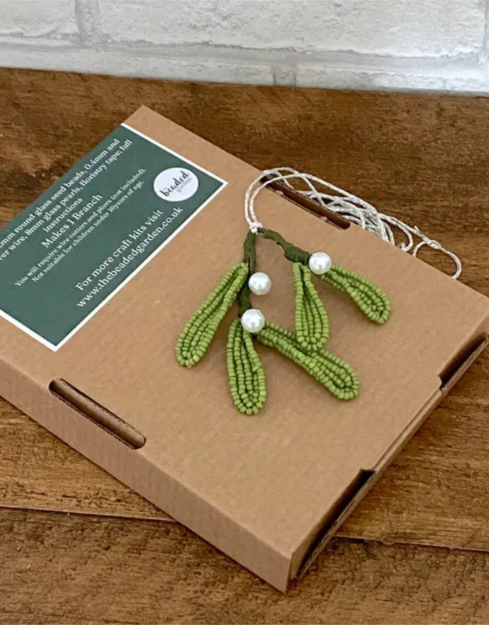 Mistletoe Beaded Craft Kit, The Beaded Garden