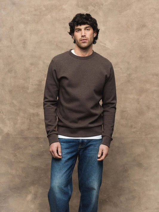 Modelshot / Chocolate Brown Melange / Detail