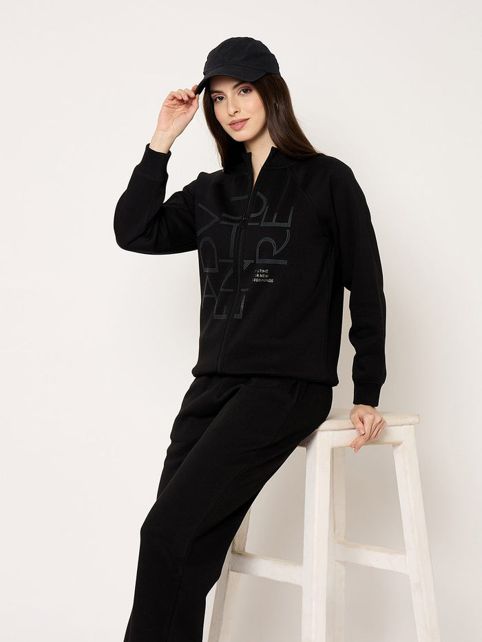 mSECRET Black Fleece Sweatshirt