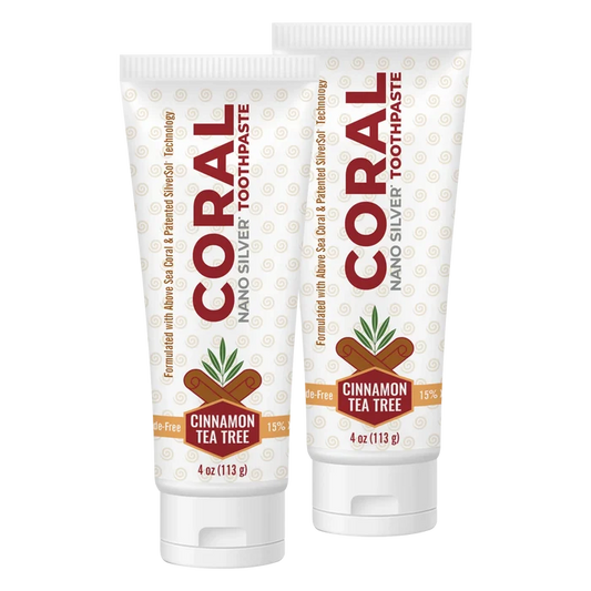 coral nano silver cinnamon tea tree 2 tubes
