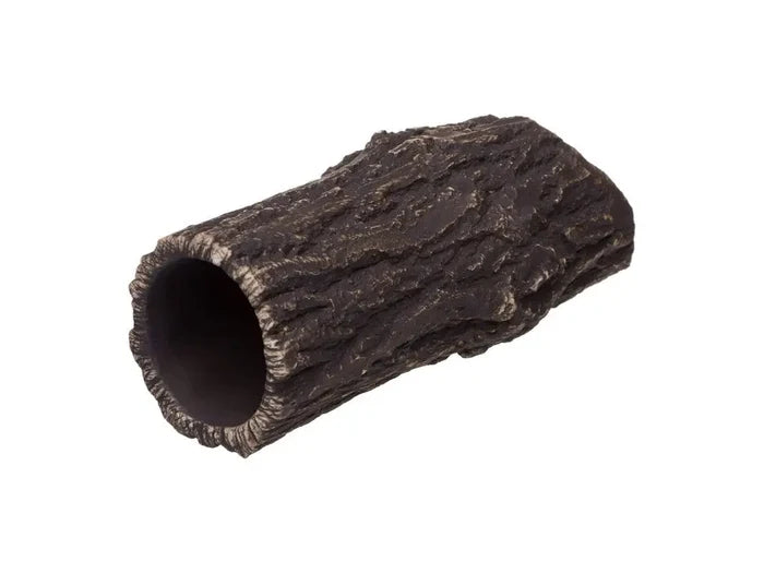 Natural Ceramic Cave Bark — log-shaped ceramic aquarium hideout
