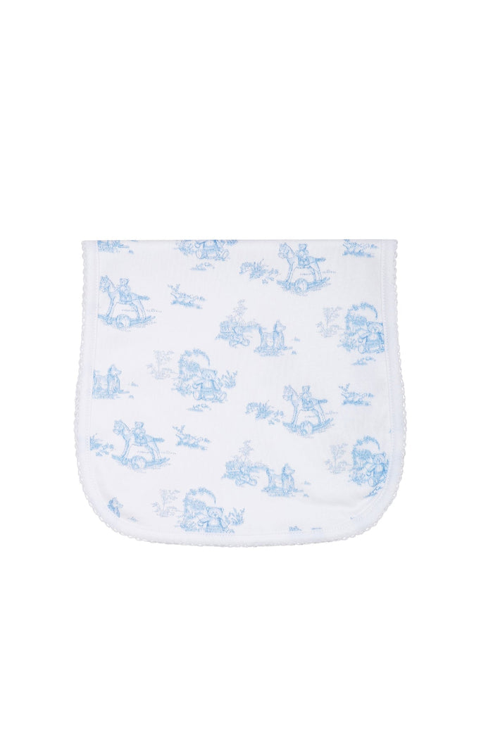 Nellapima - Toile Baby Burp Cloth