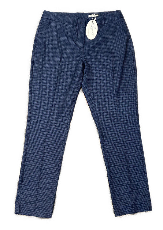 New Greg Norman Women's Navy Print Ankle Golf Pants Size 10 MSP$89