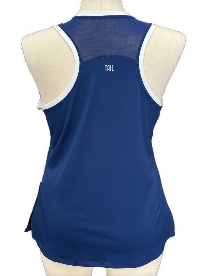 New Tail Activewear Racerback Tank- Blue Depths Size XL MSP$70