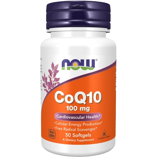 NOW FOODS | Coenzima Q10 - 100 mg (50 cápsulas)