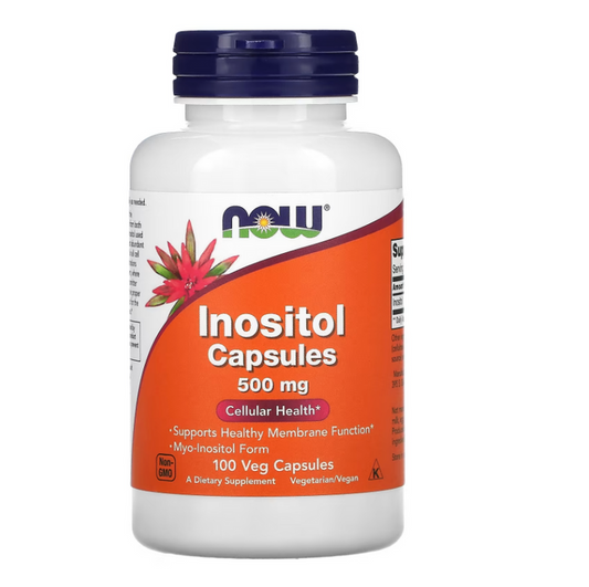 NOW FOODS | Inositol 500 mg (100 Cápsulas)