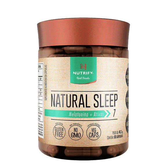 NUTRIFY | Natural Sleep com Melatonina (60 cápsulas)