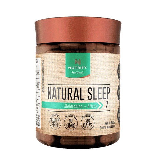 NUTRIFY | Natural Sleep com Melatonina (60 cápsulas)