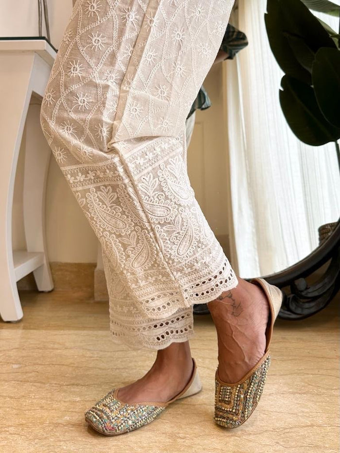 Off White Fancy Pants