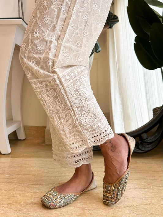 Off White Fancy Pants