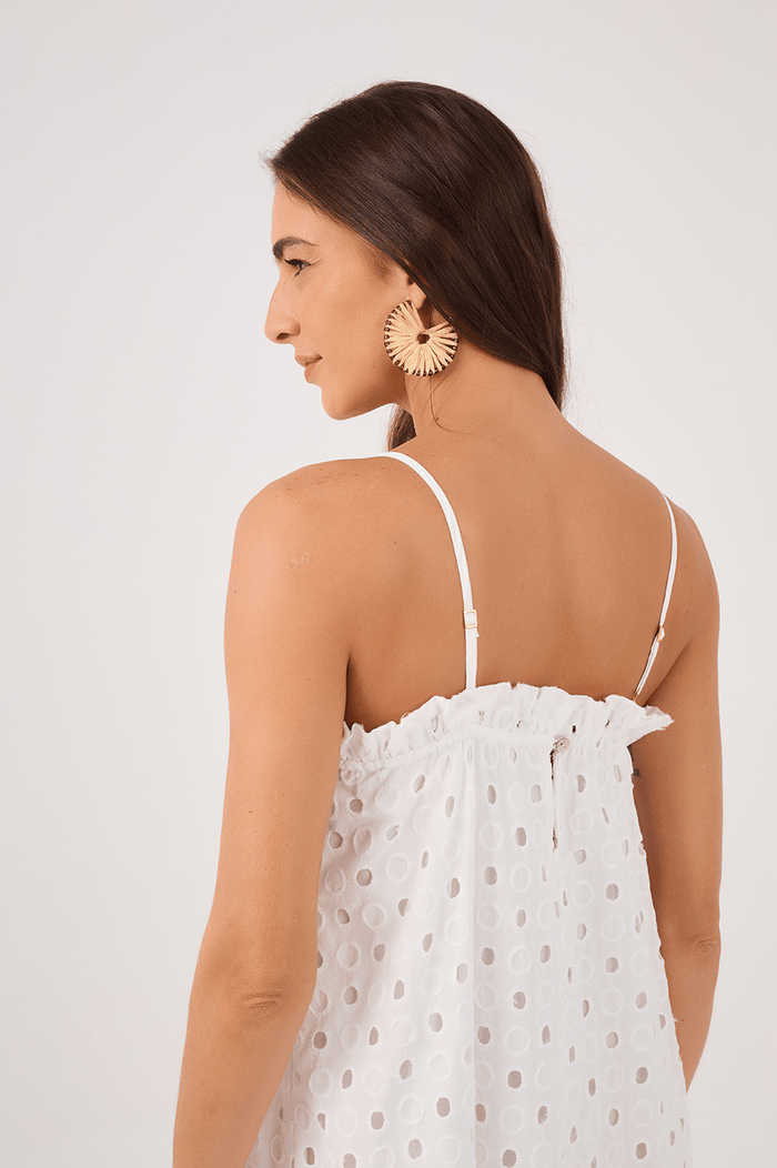 Off-White Sleeveless Cotton Midi Dress_6