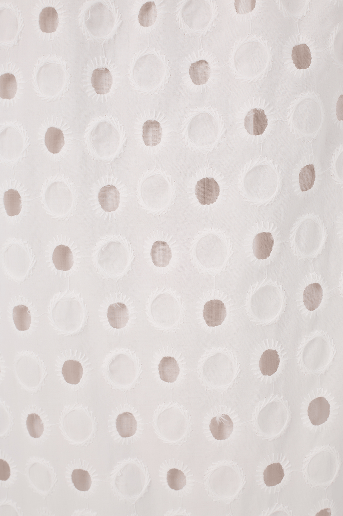 Off-White Sleeveless Cotton Midi Dress_8