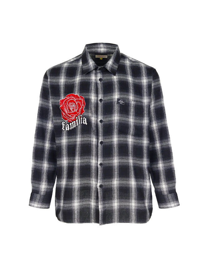 Oldschool check flannel shirts(2 color)