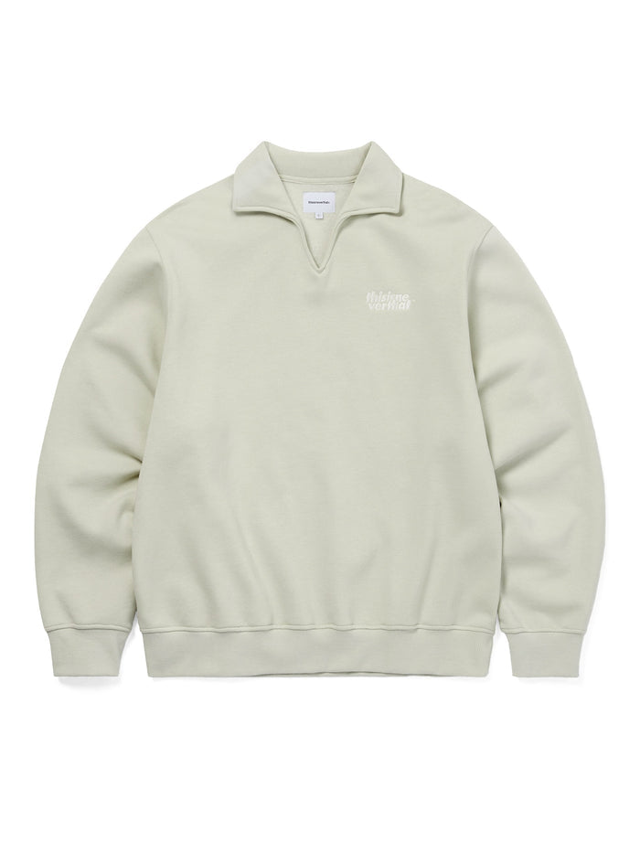 Open Collar Sweatshirt