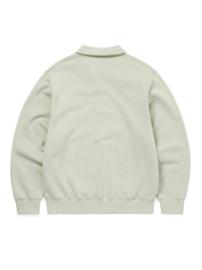 Open Collar Sweatshirt