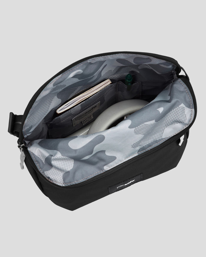 Pacsafe GO Saddle Crossbody - Jet Black