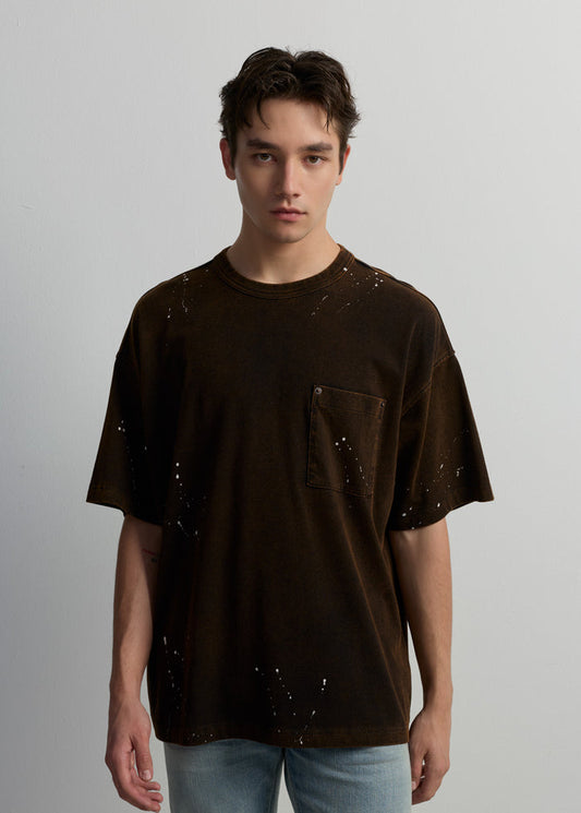 PAINT-SPLATTERED VINTAGE TEE