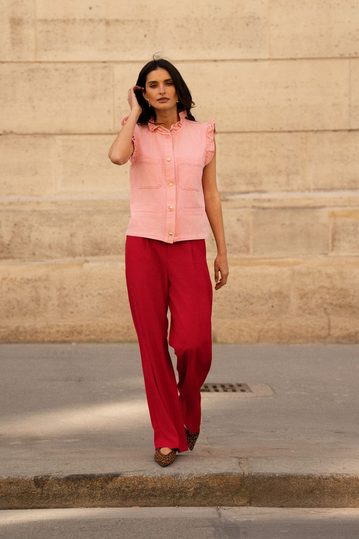 Pantalon April - Rouge