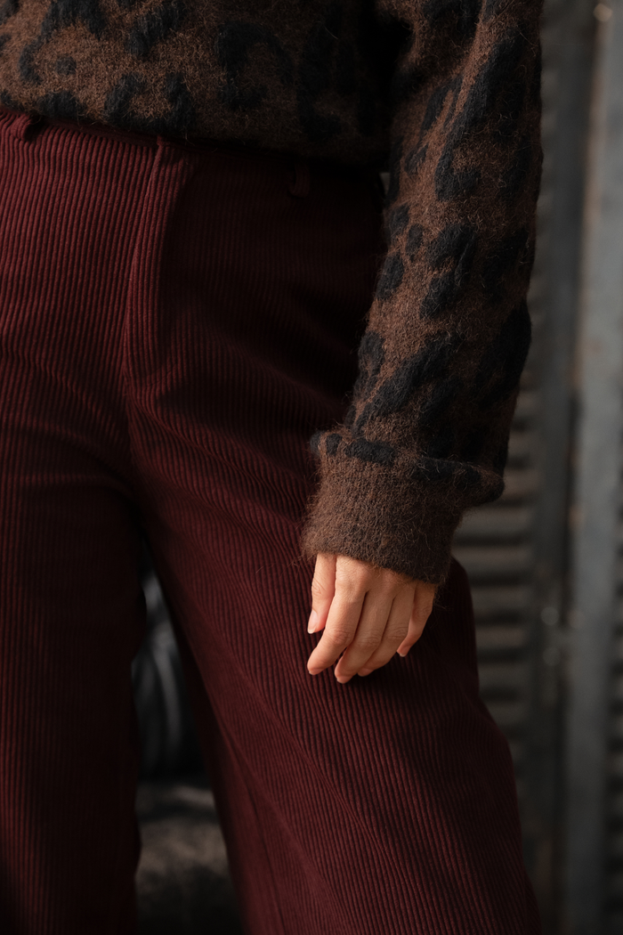Pantalon Emyrra - Bordeaux