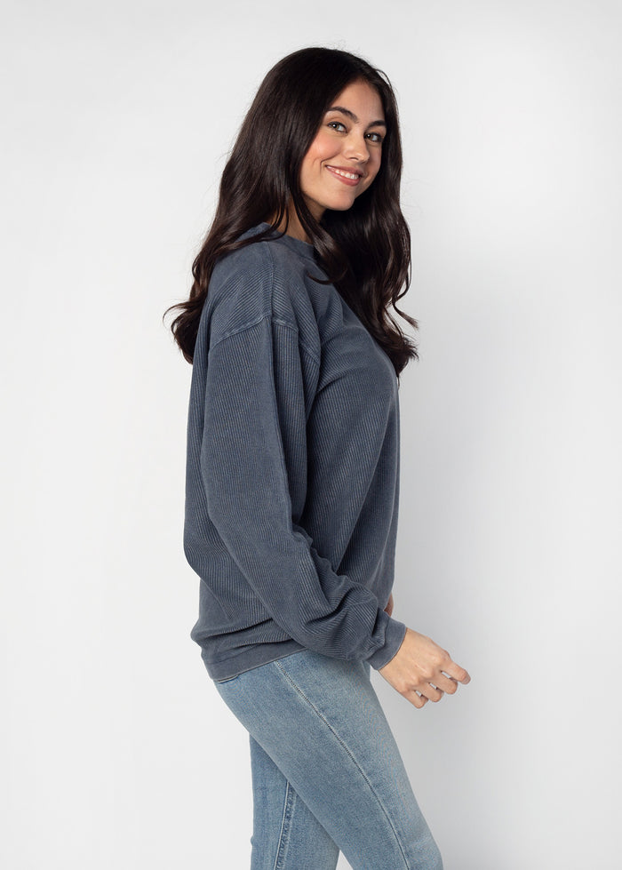 Penn State Nittany Lions Women's College Block Original Corded Crew