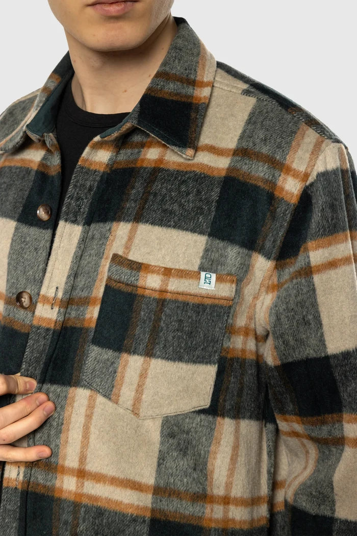 Plaid Overshirt Button Ups - Detail