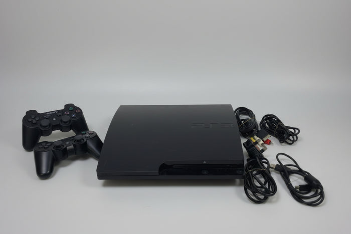 PlayStation 3 320GB Slim Black Console PS3 - UNBOXED