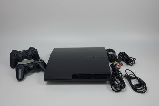 PlayStation 3 320GB Slim Black Console PS3 - UNBOXED