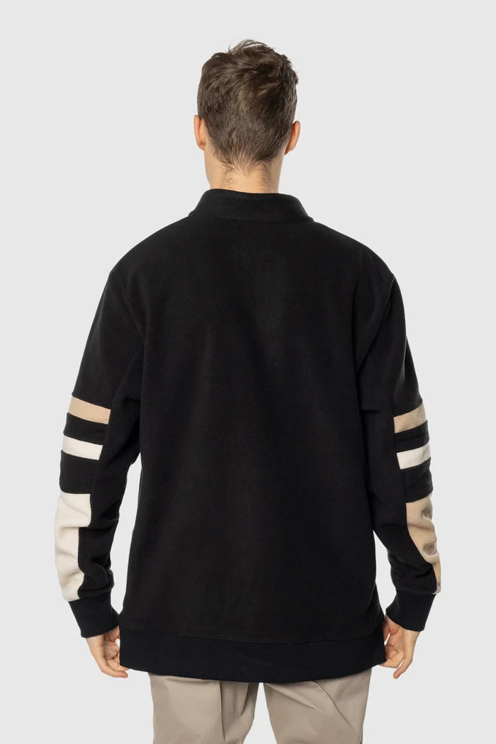 Polar Fleece Quarter Zip Sweaters - Back