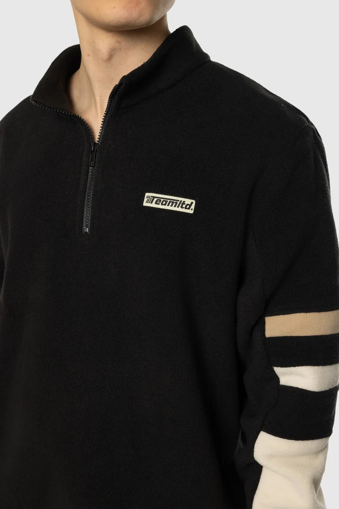 Polar Fleece Quarter Zip Sweaters - Detail