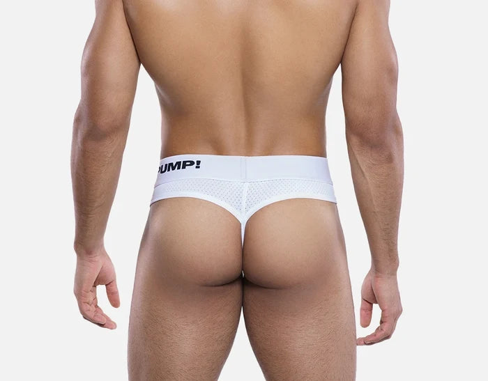 PUMP CLASSIC WHITE THONG