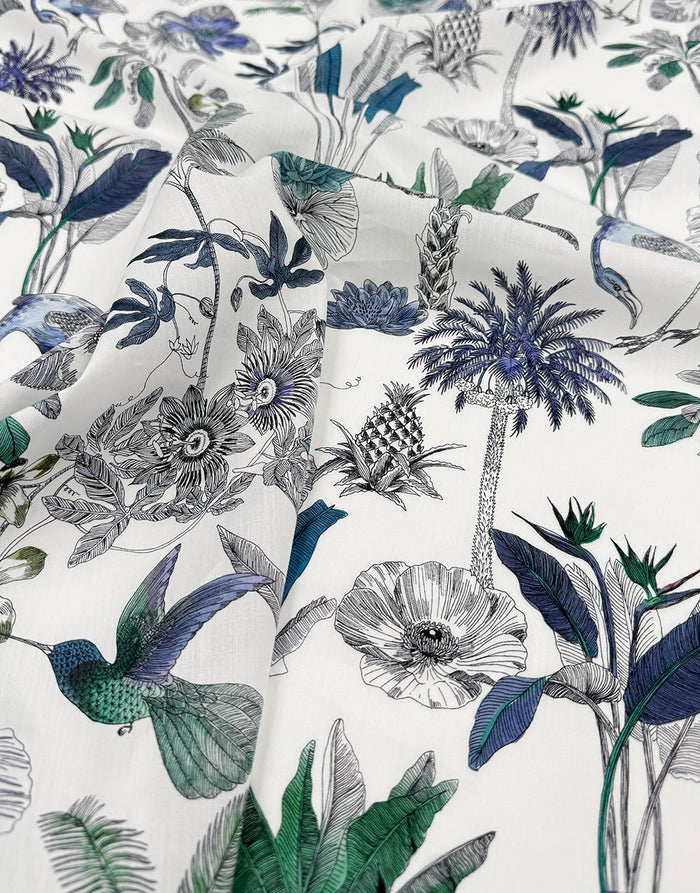Remnant 1m - Liberty Fabrics Tana Lawn® Cotton Darwin's Journey C