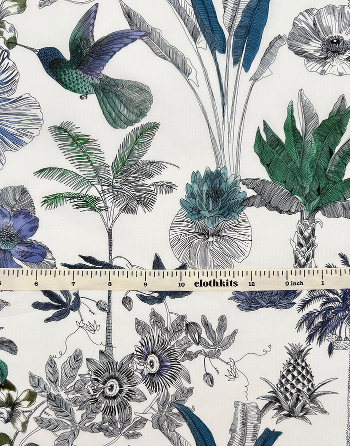 Remnant 1m - Liberty Fabrics Tana Lawn® Cotton Darwin's Journey C